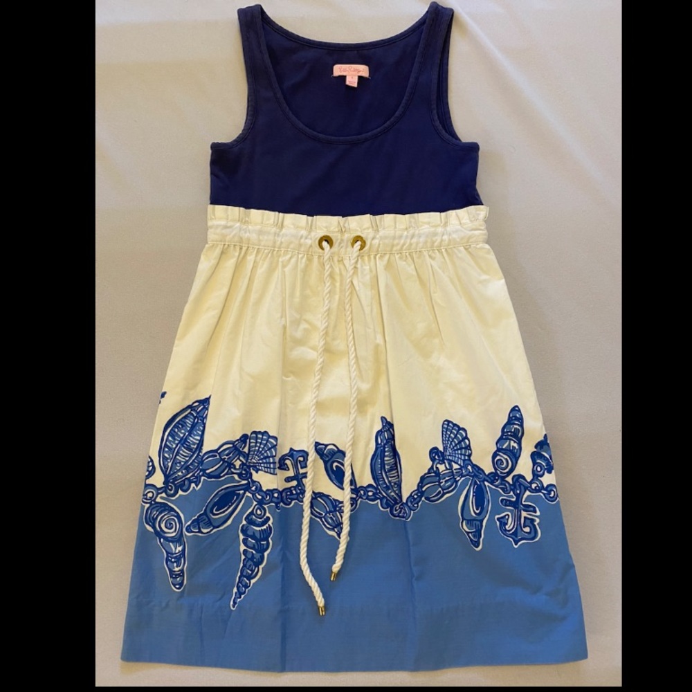 Lilly Pulitzer babydoll/paper bag waist dress